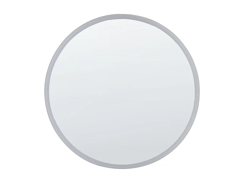 Miroir de salle de bain LED DEAUVILLE 79 cm 79 cm Argenté