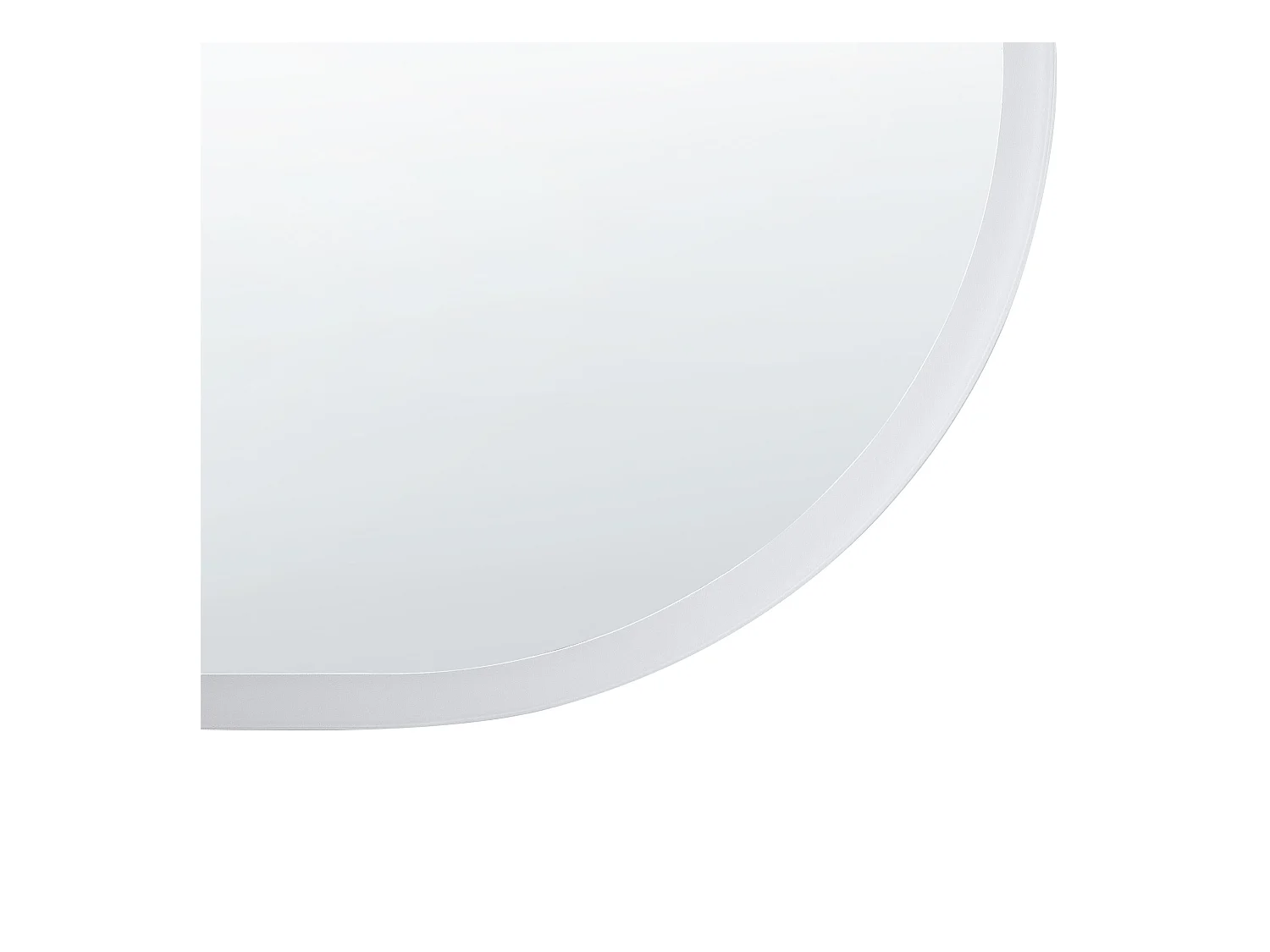 Miroir de salle de bain LED CHATEAUROUX 120 cm 60 cm Argenté