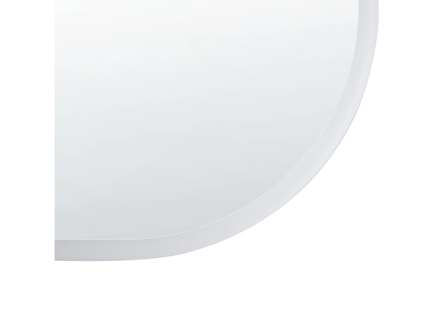 Miroir de salle de bain LED CHATEAUROUX 120 cm 60 cm Argenté