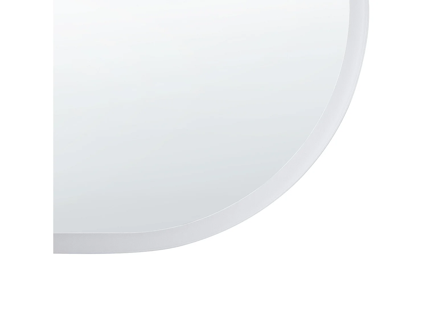 Miroir de salle de bain LED CHATEAUROUX 120 cm 60 cm Argenté