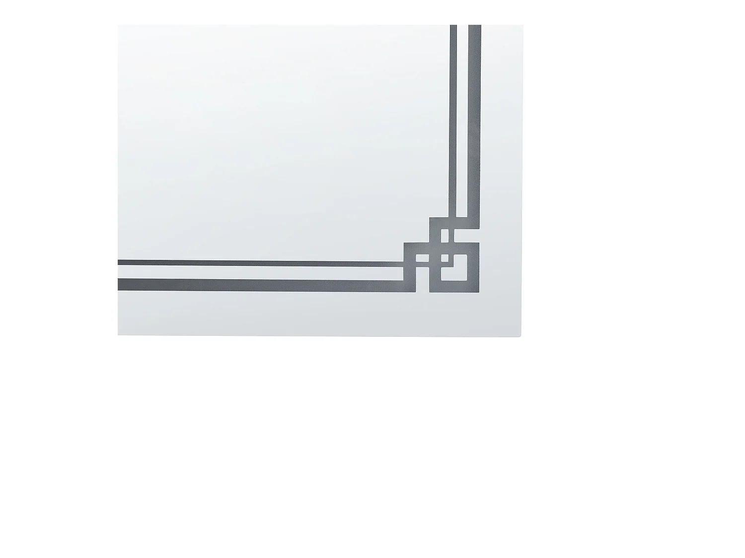 LED badkamerspiegel AVRANCHES 120 cm 60 cm Zilver