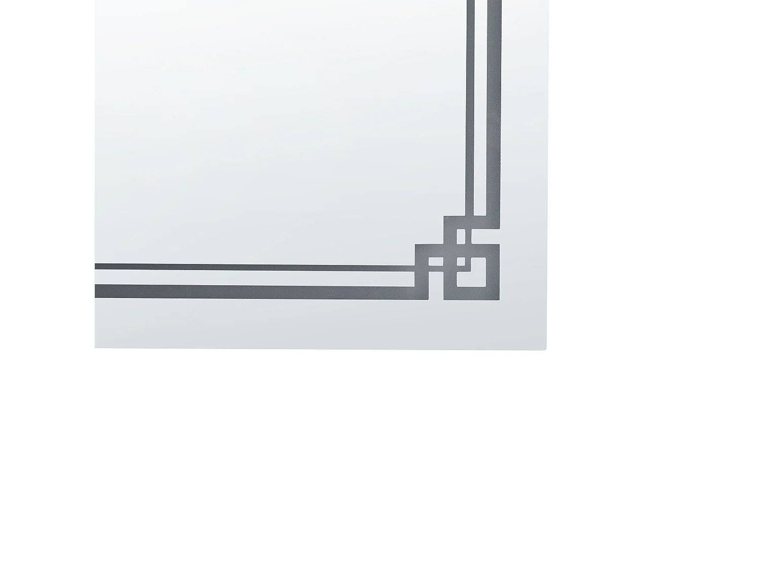 Miroir de salle de bain LED AVRANCHES 120 cm 60 cm Argenté