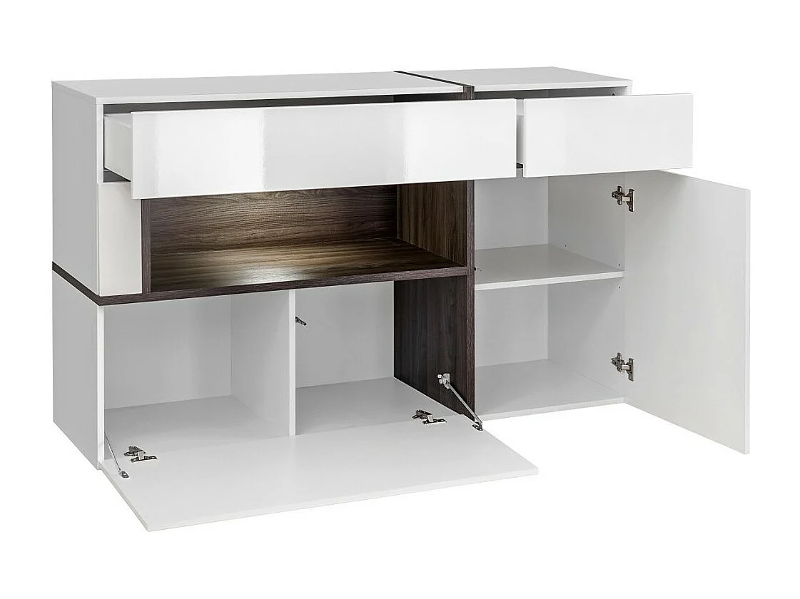 Buffet, dressoir model CRISS + LED. Modern en stijlvol dressoir voor uw woonkamer of eetkamer.