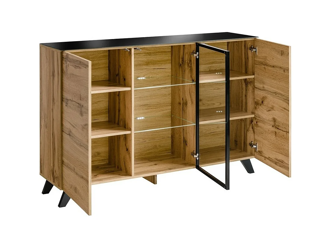 Buffet, aparador modelo TINO + LED. Mueble estilo escandinavo. Aparador de diseño para tu salón o comedor.