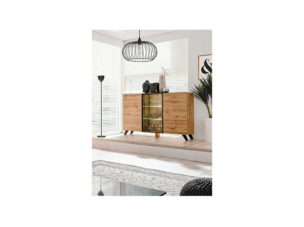 Buffet, aparador modelo TINO + LED. Mueble estilo escandinavo. Aparador de diseño para tu salón o comedor.