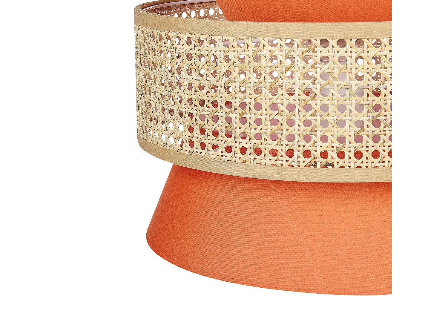 Hanglamp LUYANO Rotan Koraalrood