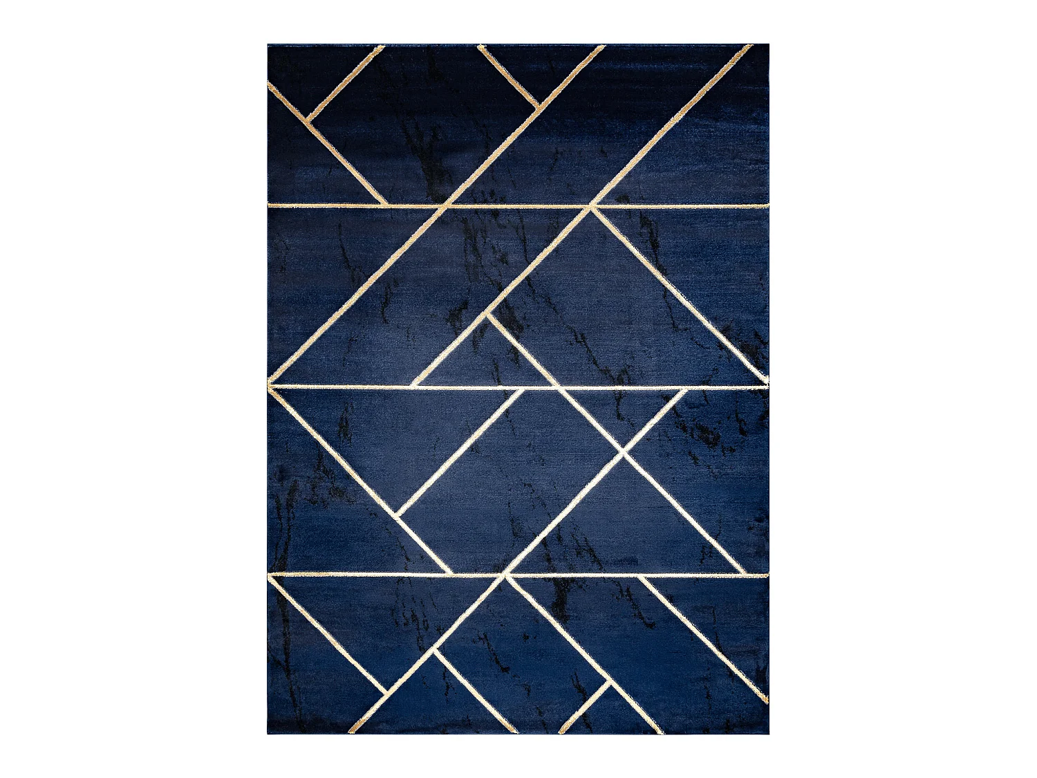 Tapete EMERALD exclusivo 1012 glamour, à moda geométrico azul escuro 240x330 cm