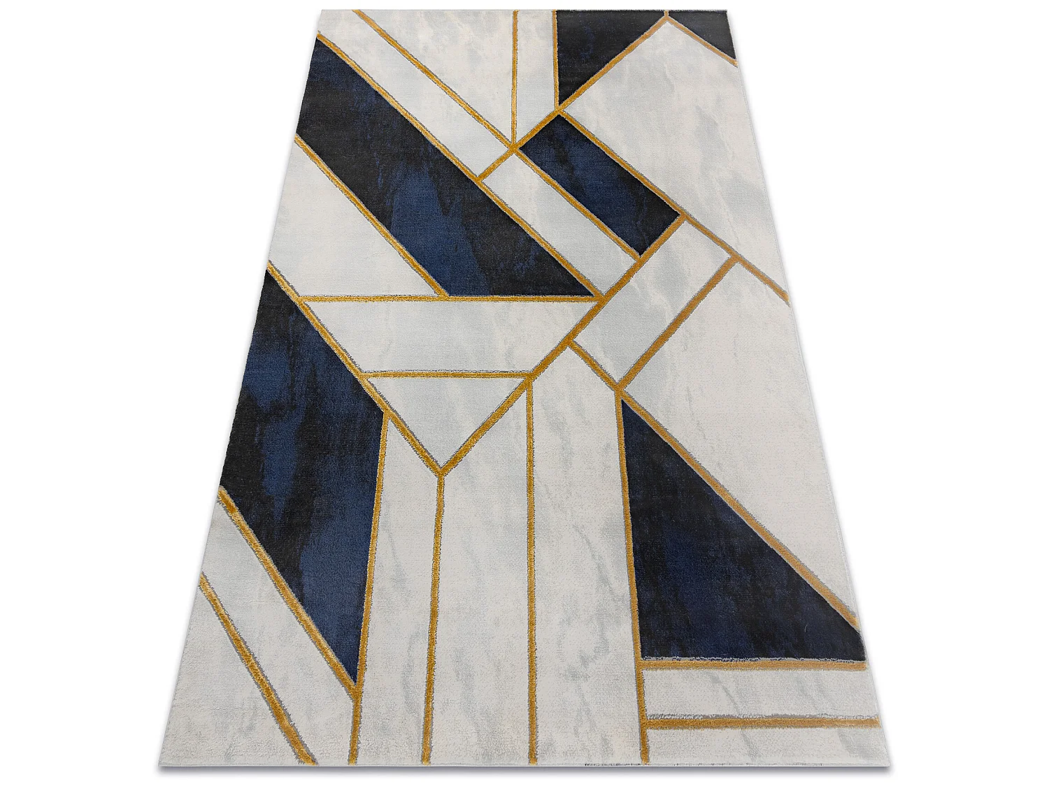 Tapijt EMERALD exclusief 1015 glamour, stijlvol marmer, geometrisch ma 200x290 cm