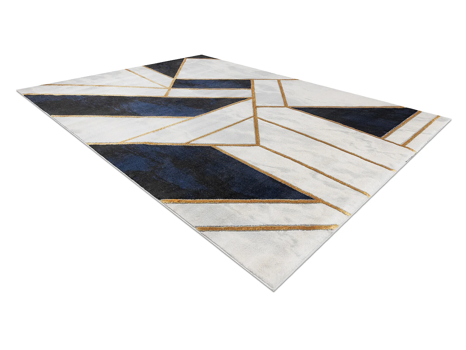 Tapijt EMERALD exclusief 1015 glamour, stijlvol marmer, geometrisch ma 200x290 cm