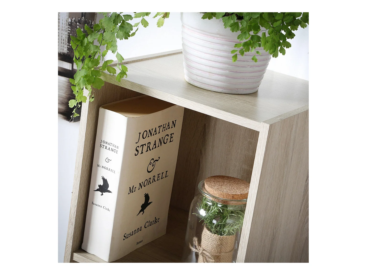 Mueble con 4 Compartimentos - L31 x H122 cm