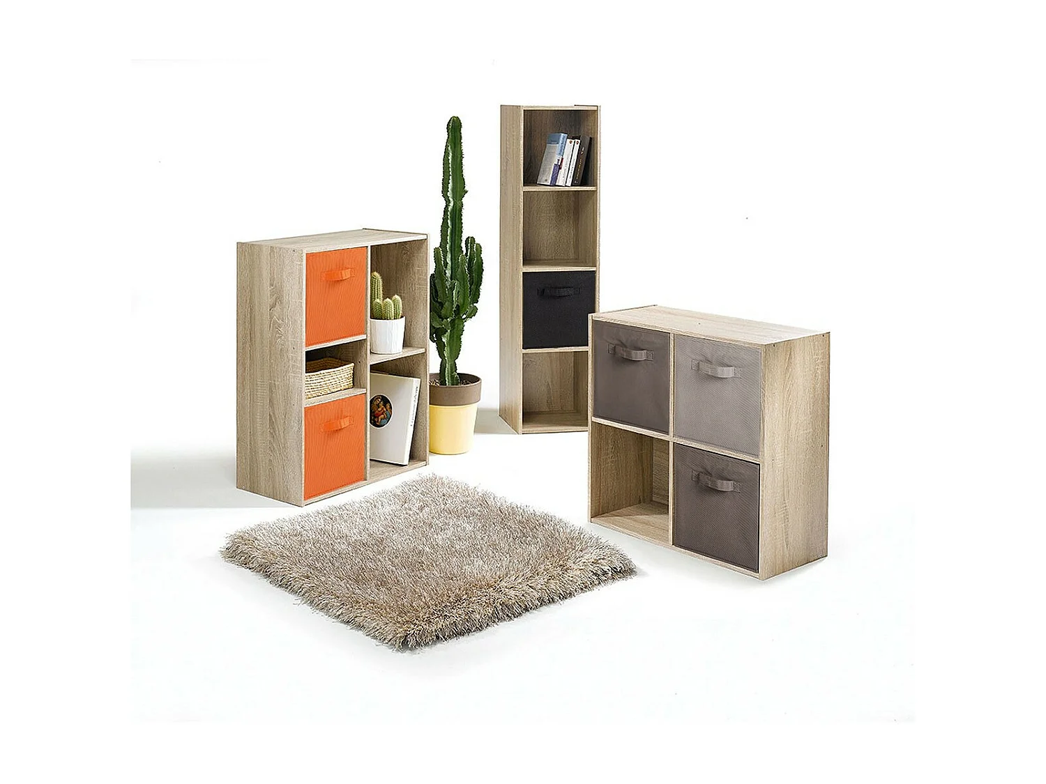 Mobile 4 Scomparti - L31 x H122 cm