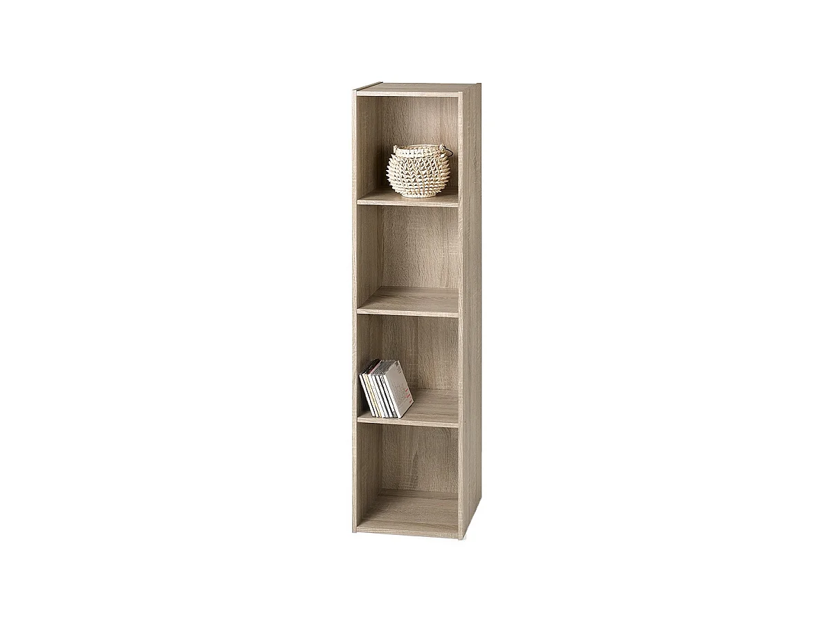 Mueble con 4 Compartimentos - L31 x H122 cm