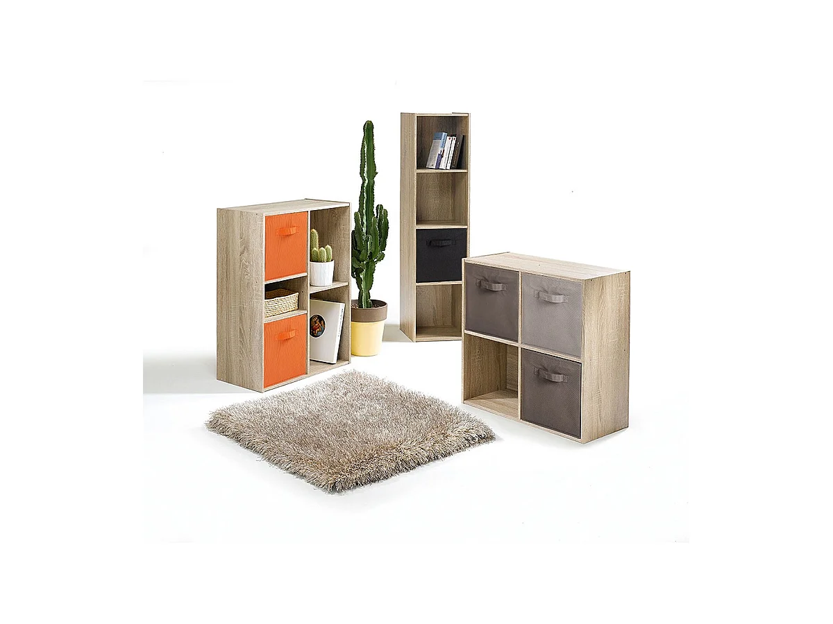 Mueble con 4 Compartimentos - L31 x H122 cm
