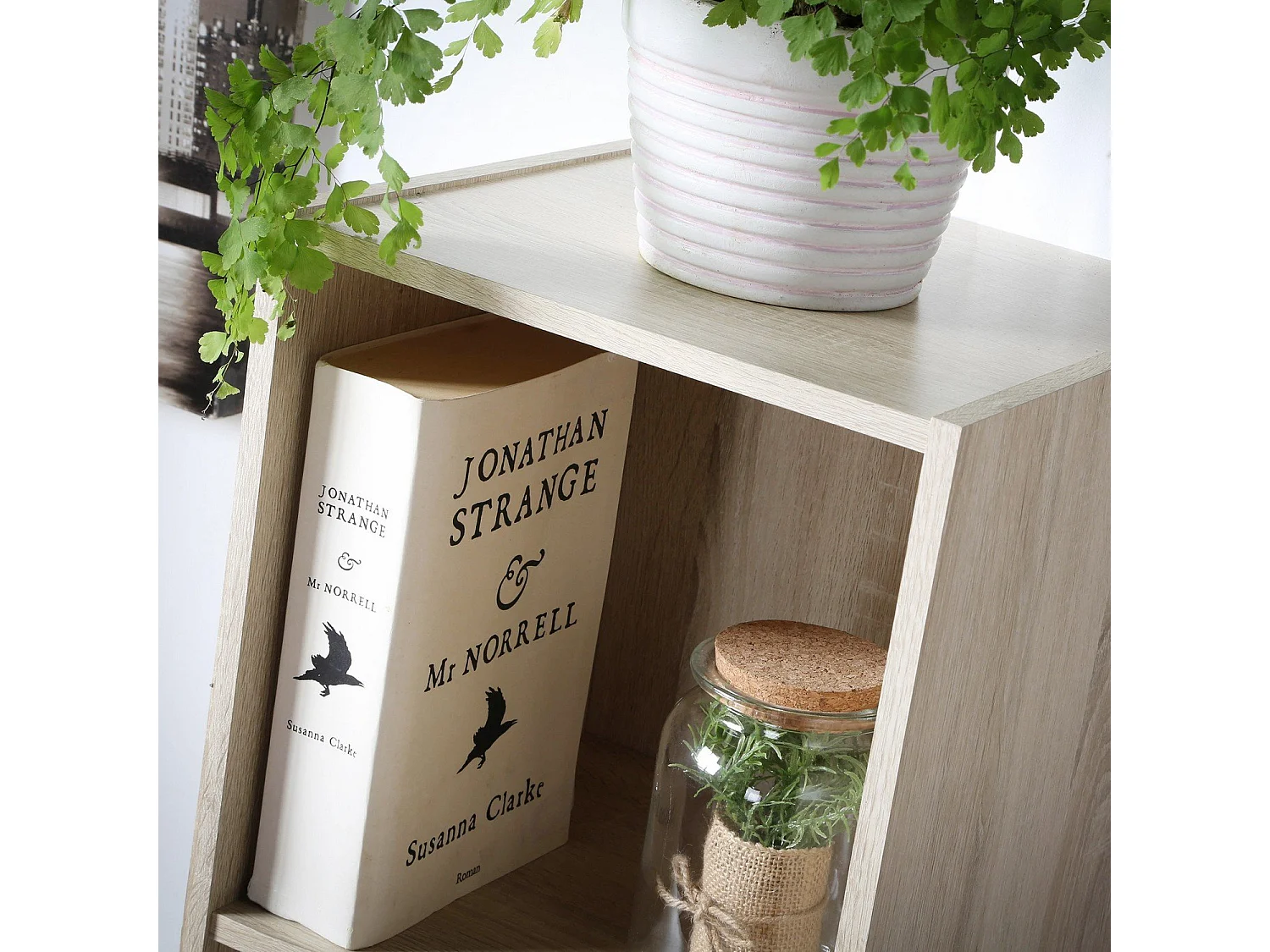 Mueble con 4 Compartimentos - L31 x H122 cm