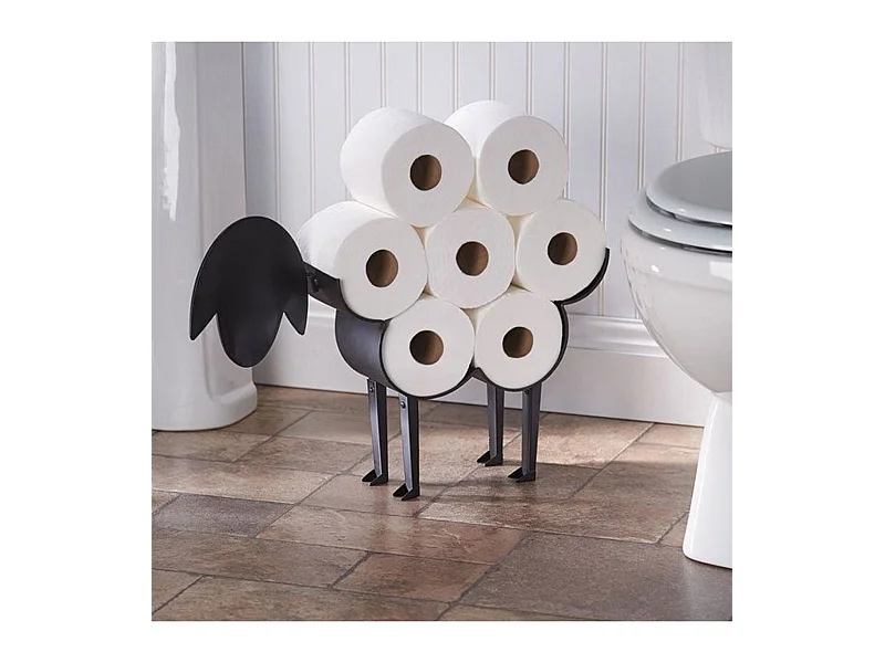 Toilettenpapieraufbewahrung in Schafform