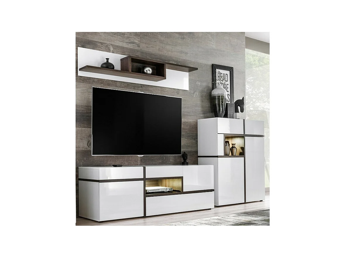 Prateleira design 150cm coleção CRISS. Móvel decorativo, moderno e design para a sua sala de estar.