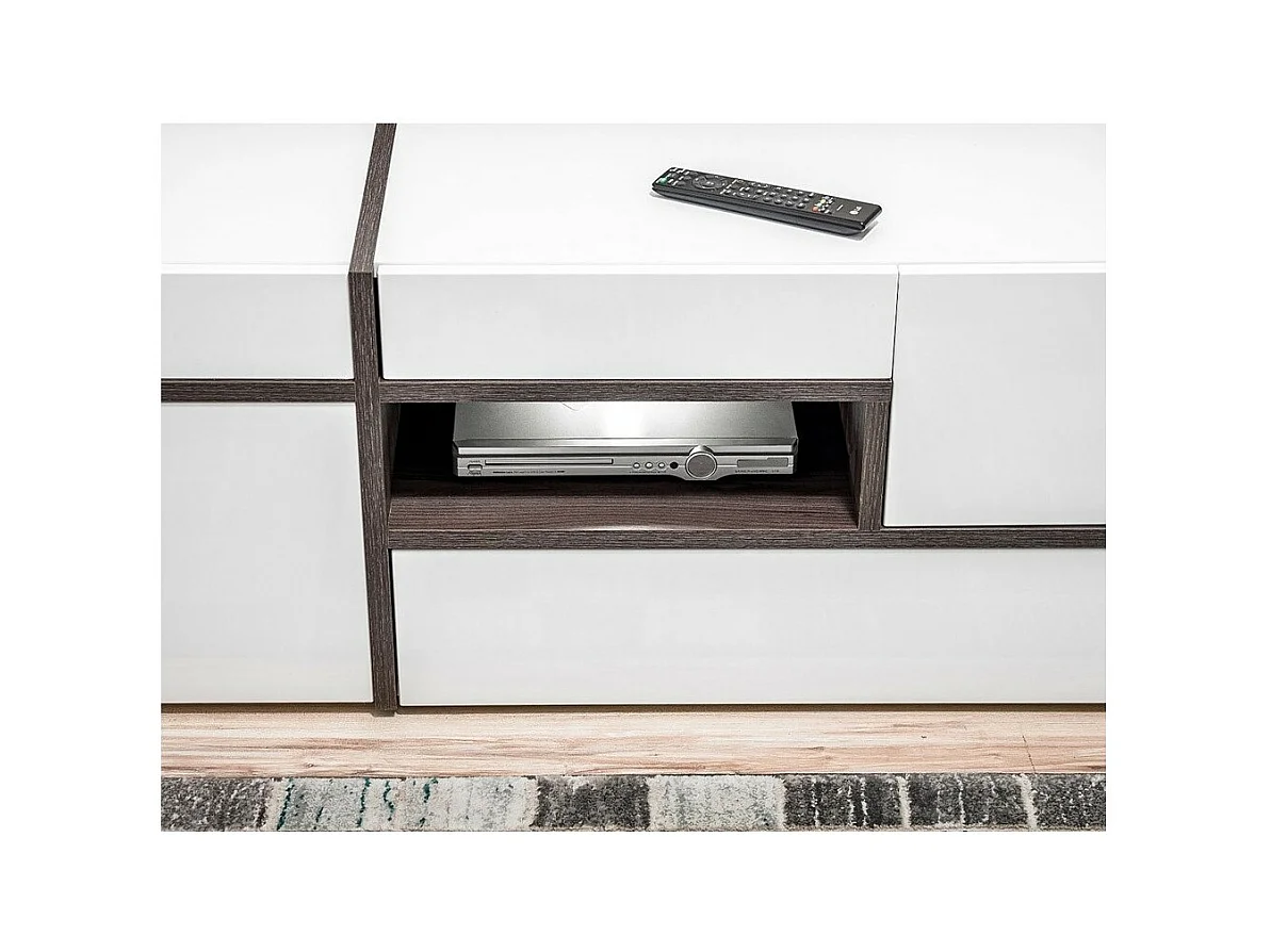 Mueble para TV de 150 cm CRISS con LED integradas, decoración moderna para sala de estar