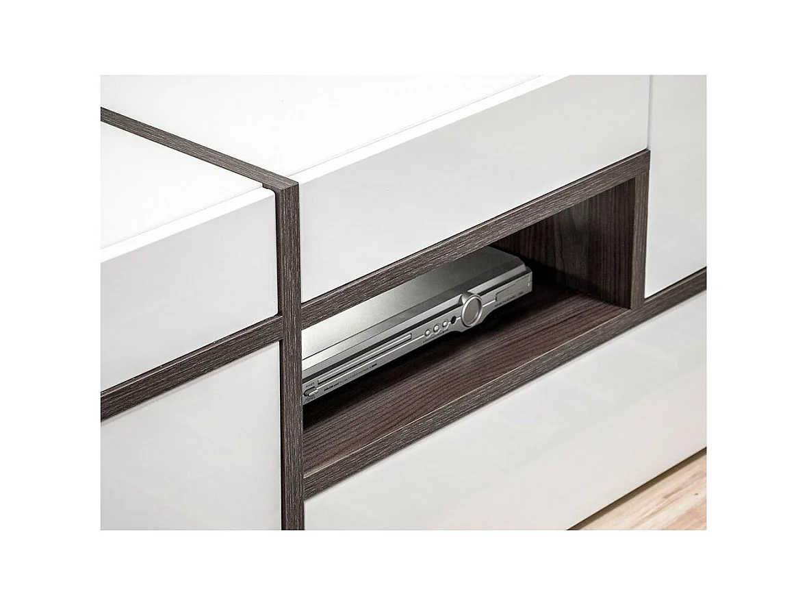 Mueble para TV de 150 cm CRISS con LED integradas, decoración moderna para sala de estar