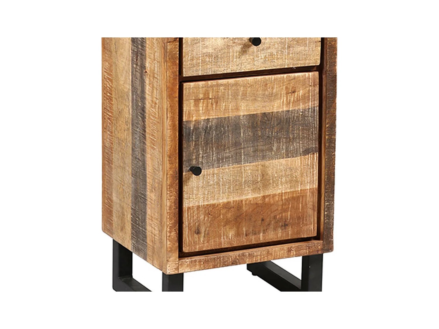 ODILON - Meuble de Rangement 2 Portes 1 Tiroir