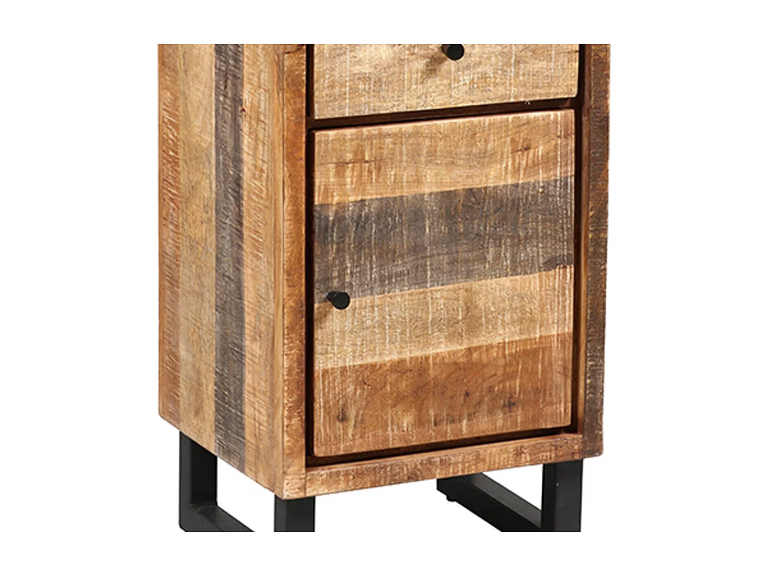 ODILON - Meuble de Rangement 2 Portes 1 Tiroir