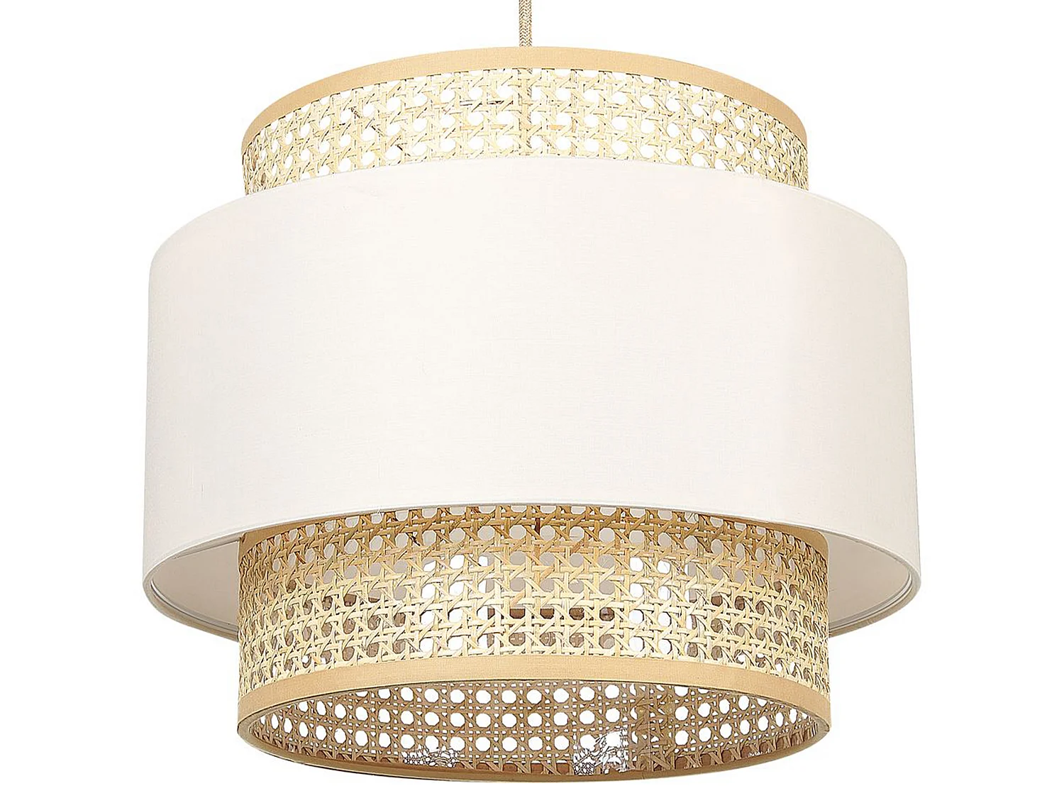 Pendant Lamp YUMURI Rattan Light Beige