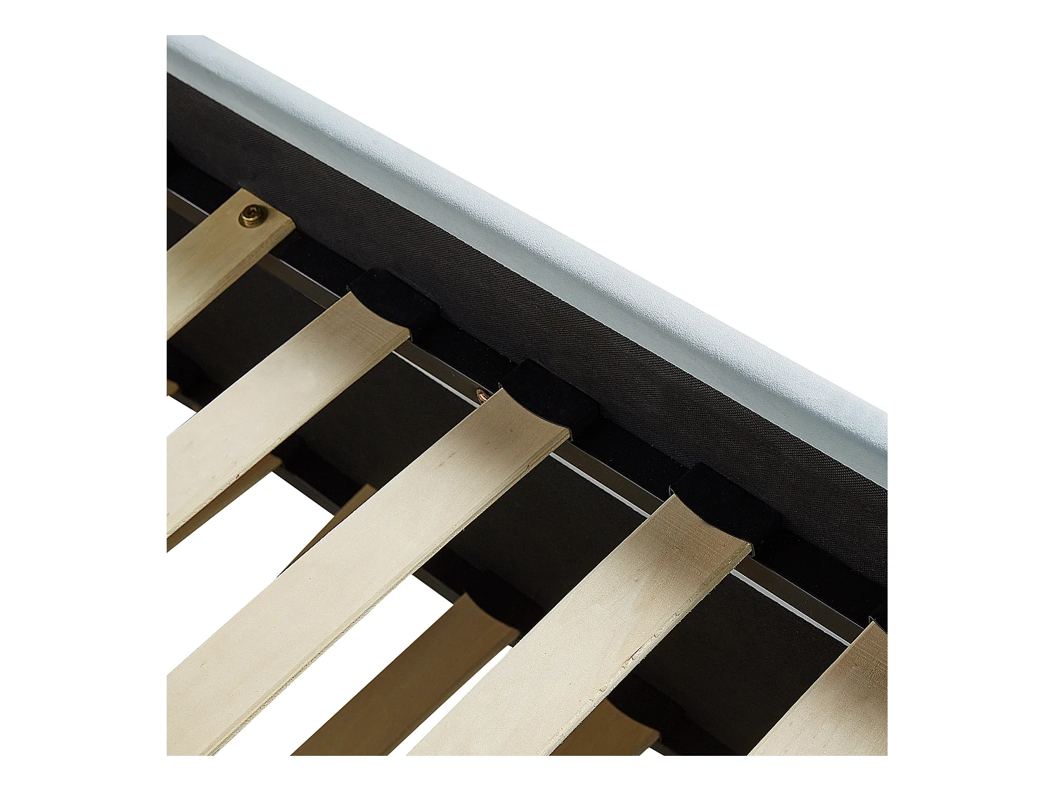 Lit gigogne Velours TROYES 90 x 200 cm Bleu clair