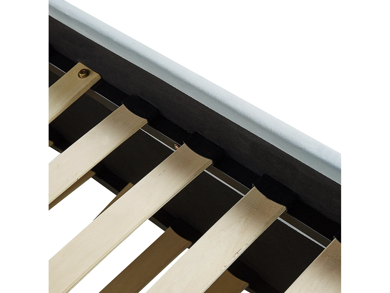 Onderschuifbed Fluweel TROYES 90 x 200 cm Lichtblauw