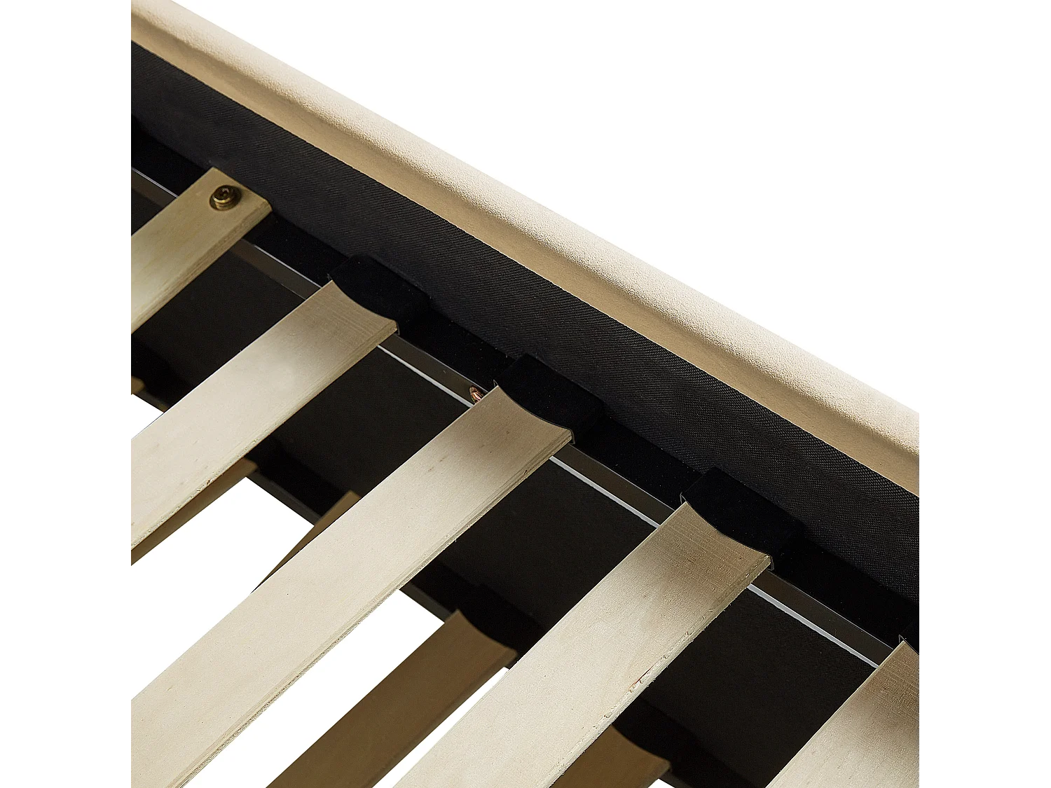 Letto estraibile Velluto TROYES 90 x 200 cm Beige