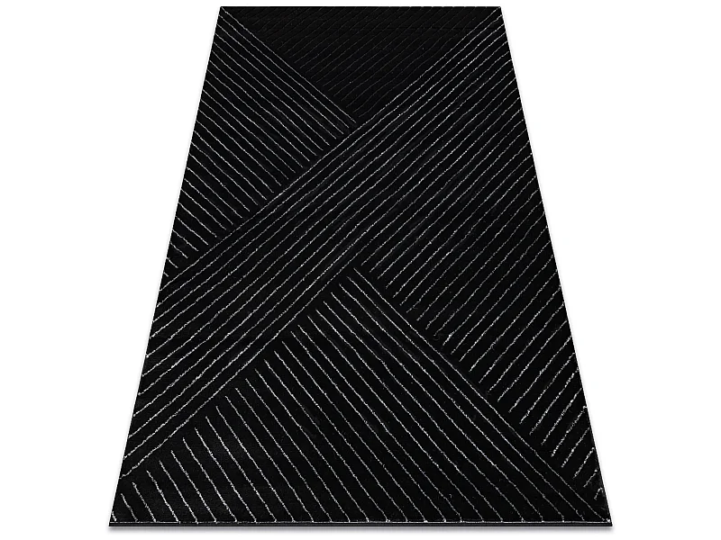 Tapis EMERALD exclusif A0084 glamour, élégant, lignes, géométrique 180x270 cm