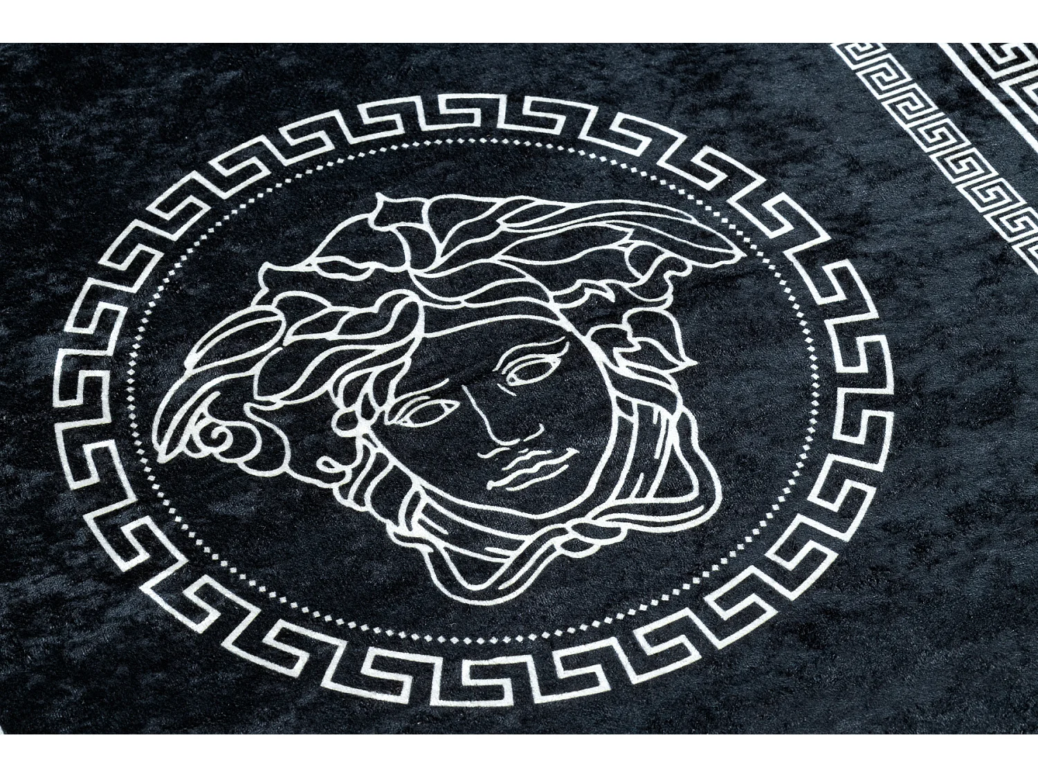 Dywan do prania ANDRE 2031 Ramka, meduza grecki antypoślizgowy - czar 80x150 cm