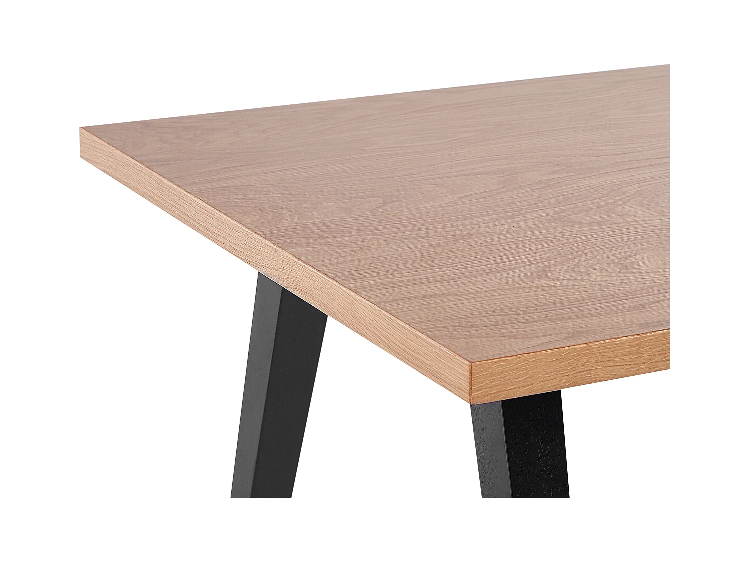 Stół do jadalni LENISTER Brązowy/ czarny 150 cm 90 cm