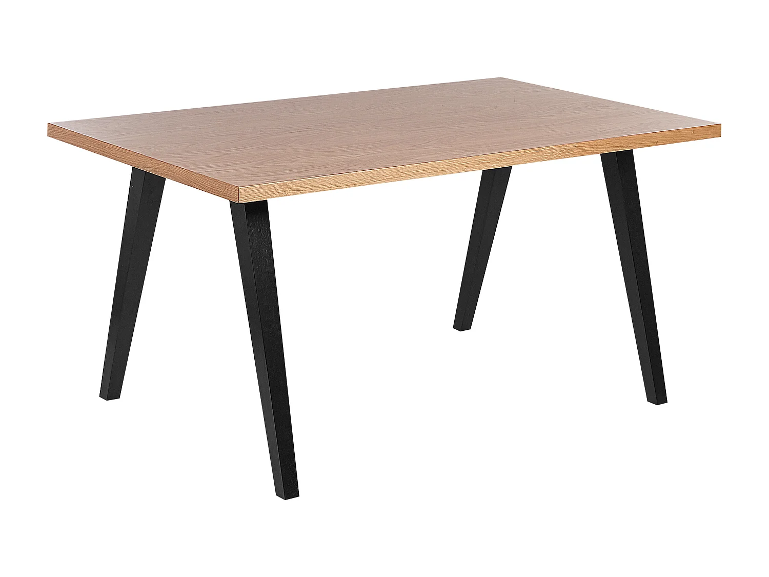 Esstisch LENISTER Braun / Schwarz 150 cm 90 cm