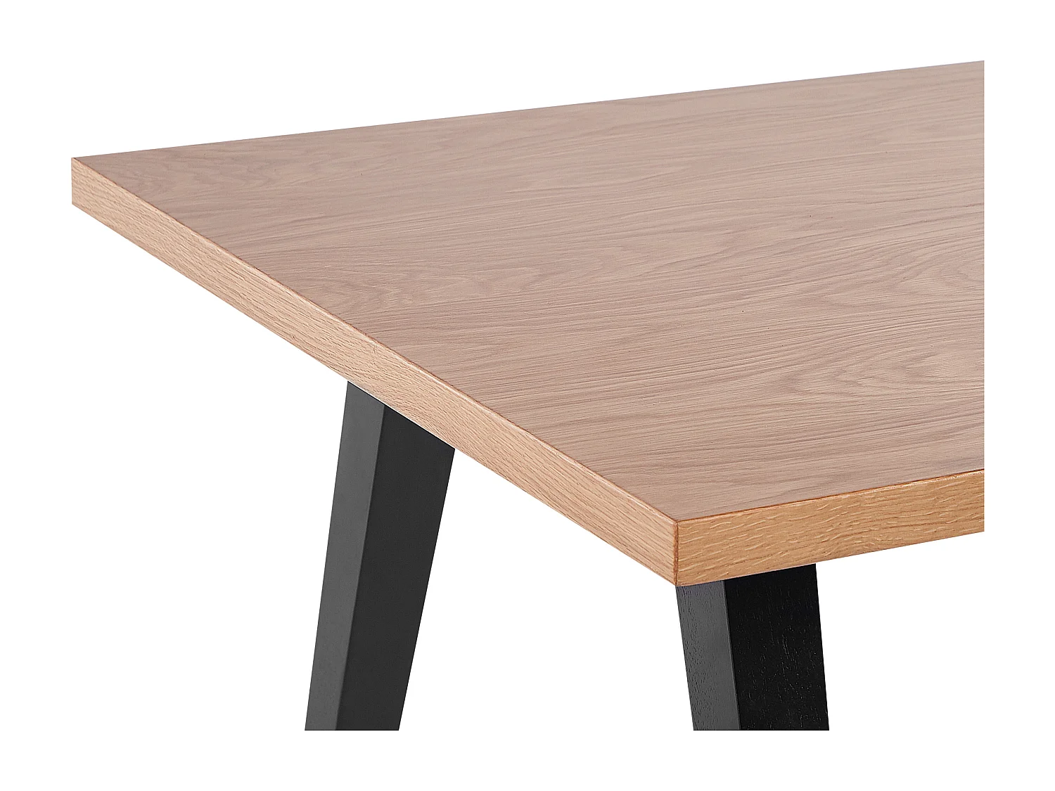 Esstisch LENISTER Braun / Schwarz 150 cm 90 cm