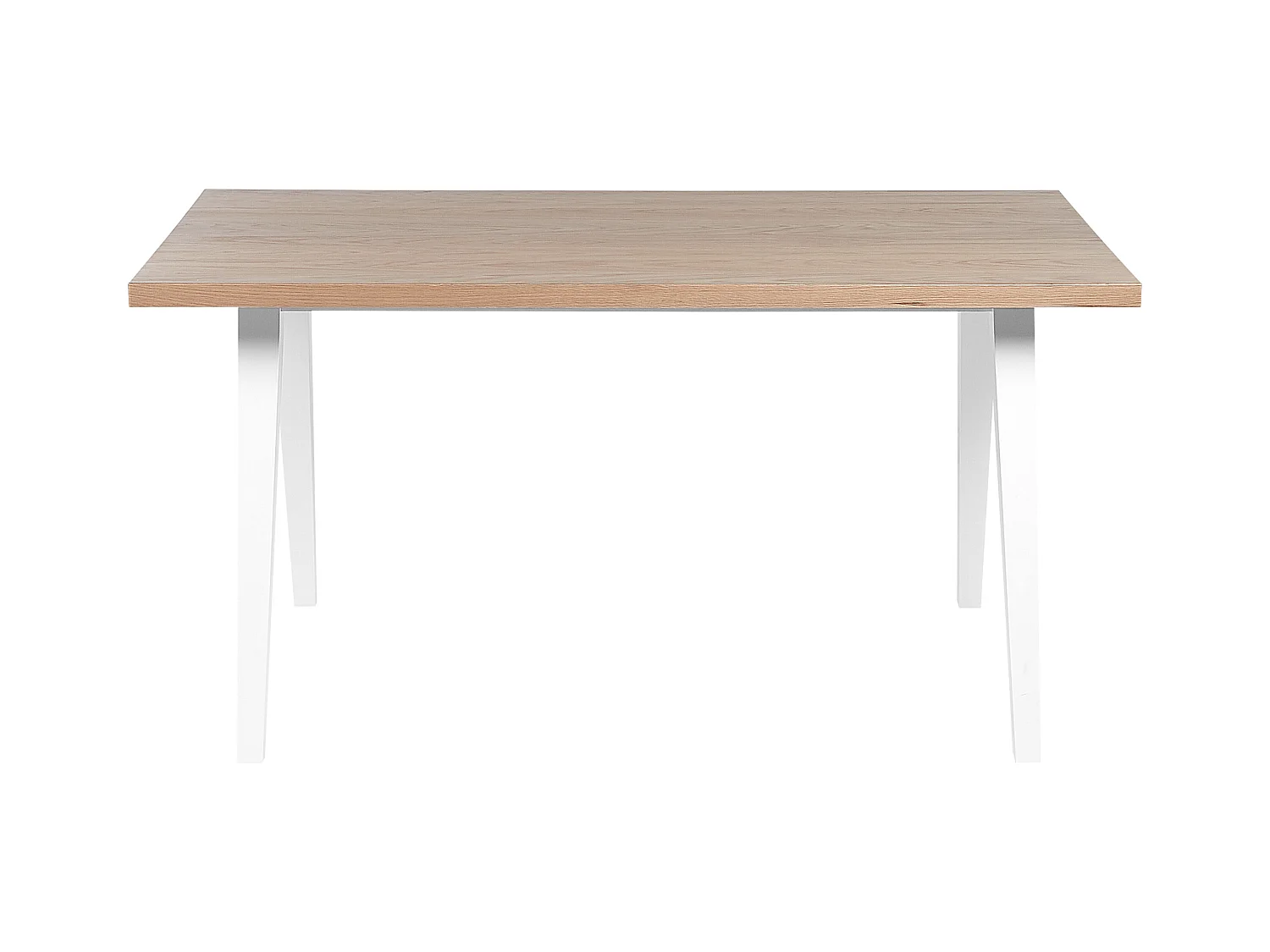 Tavolo da pranzo LENISTER Marrone/ Bianco 150 cm 90 cm