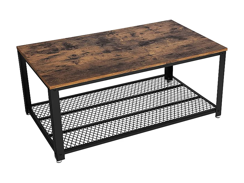 Table basse table de métal marron 106.2 x 60.2 x 45 cm 12_0001001