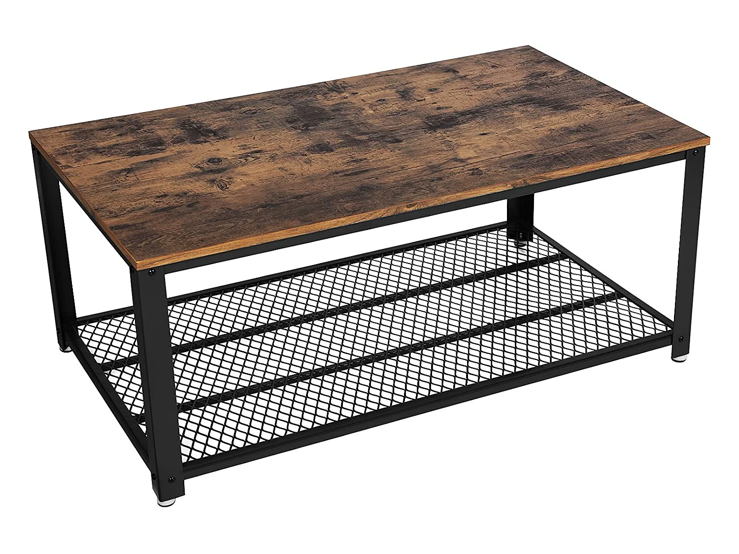 Table basse table de métal marron 106.2 x 60.2 x 45 cm 12_0001001