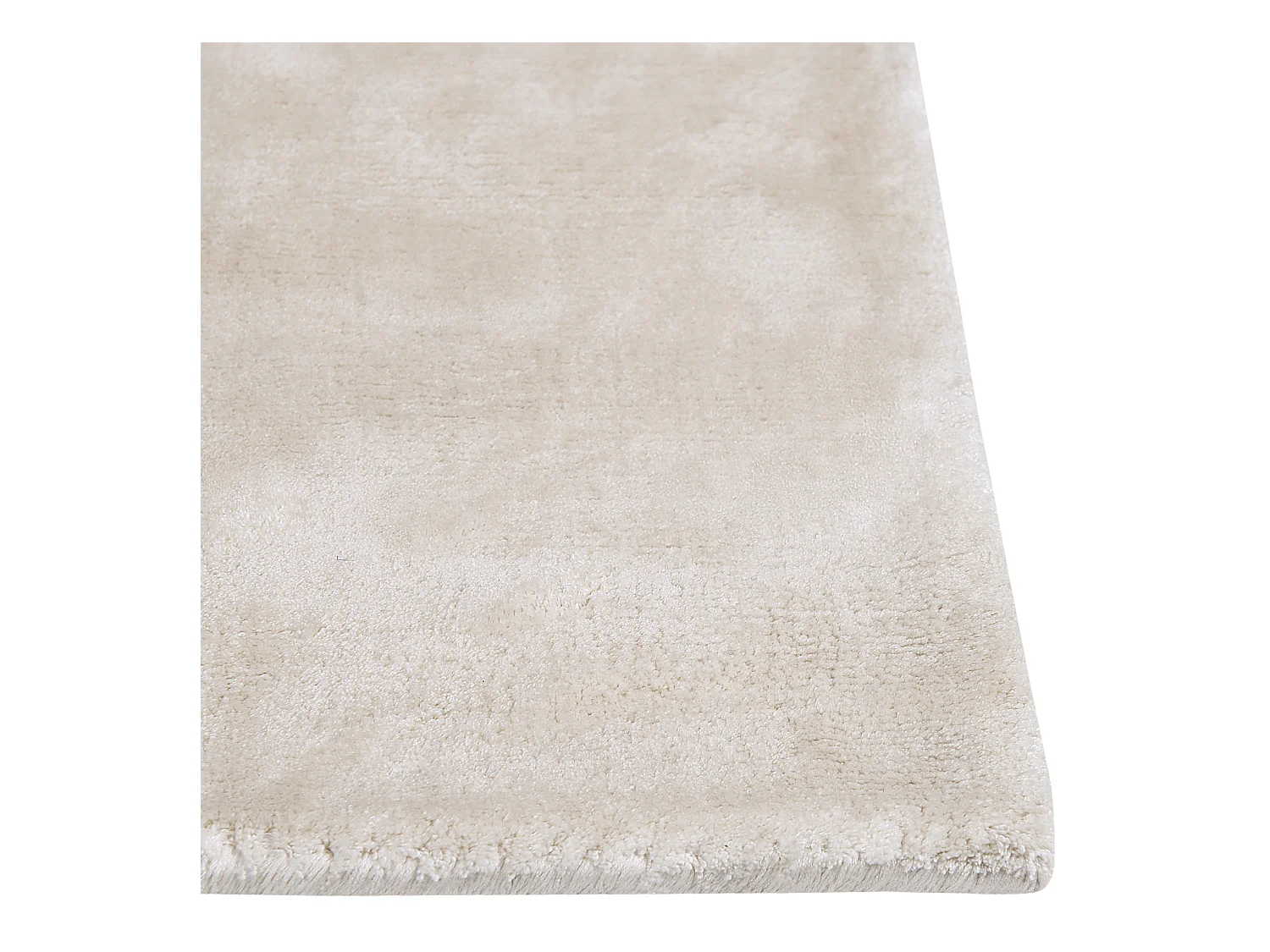 Vloerkleed viscose lichtbeige 80 x 150 cm GESI II