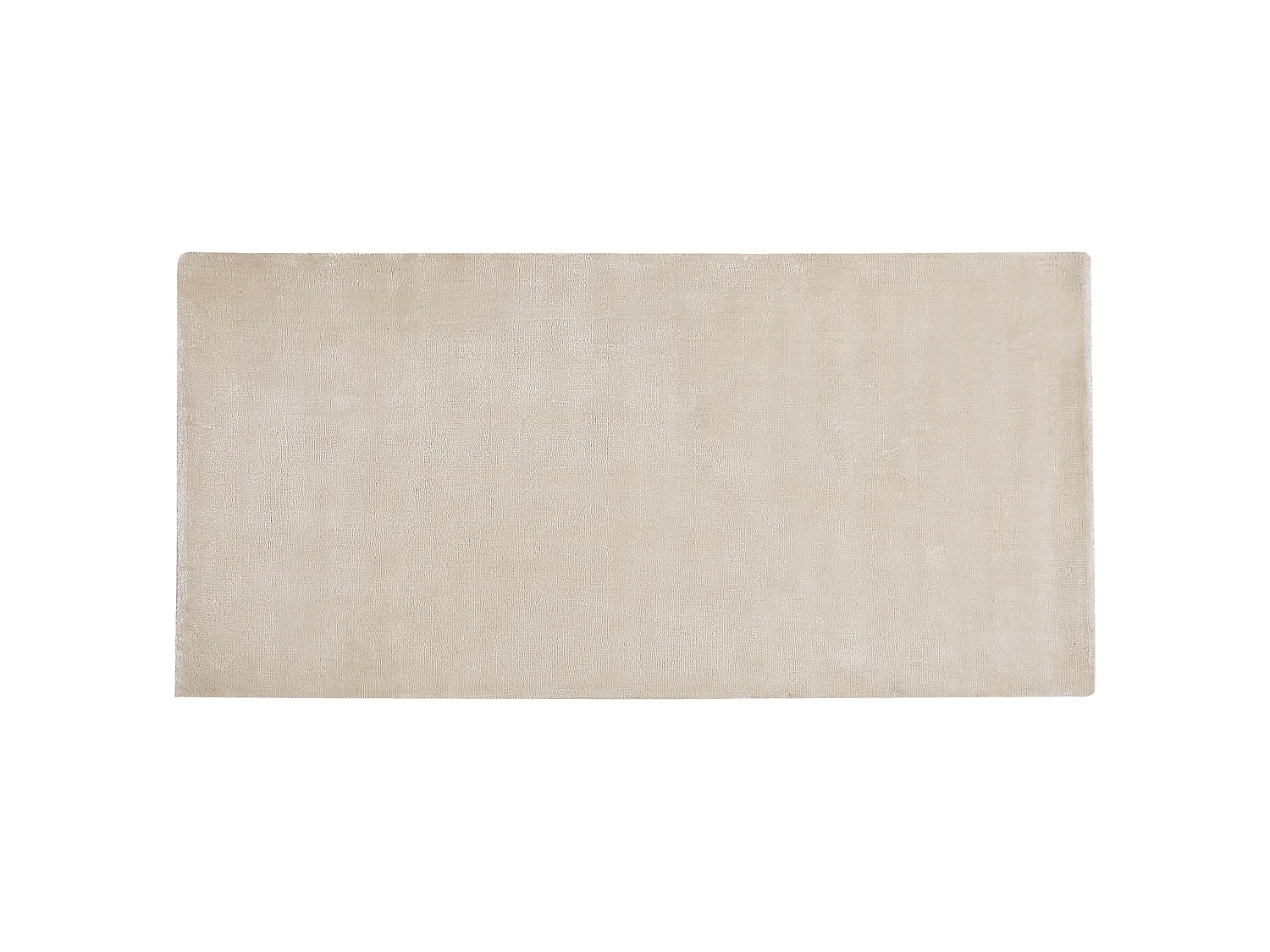 Vloerkleed viscose lichtbeige 80 x 150 cm GESI II