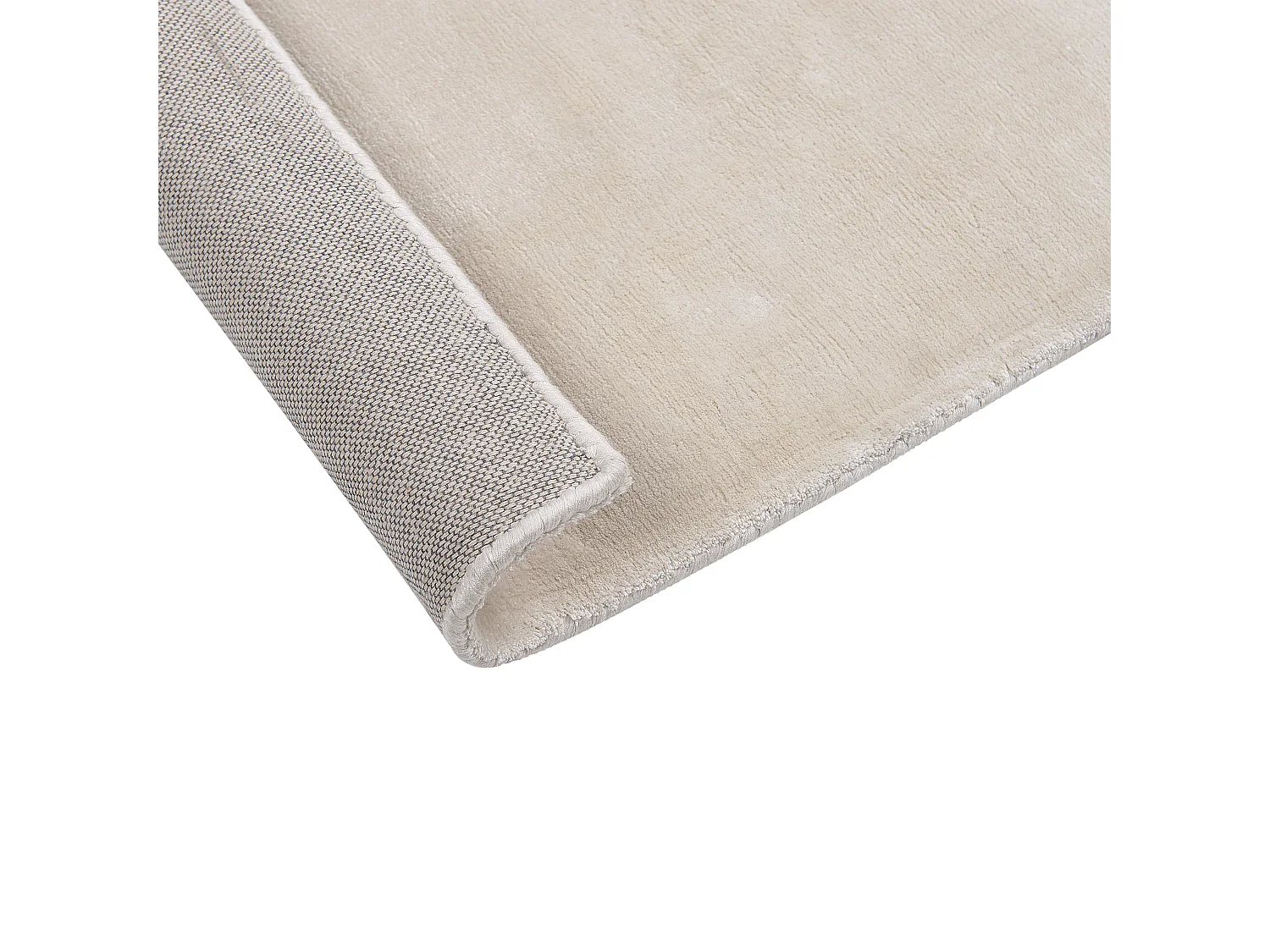 Vloerkleed viscose lichtbeige 80 x 150 cm GESI II