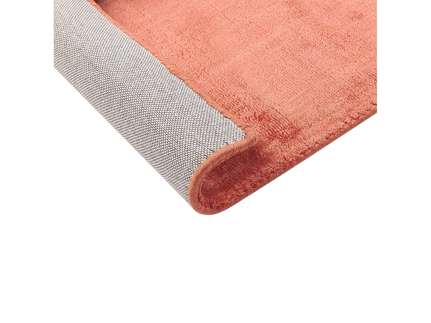 Tappeto viscosa arancione 140 x 200 cm GESI II