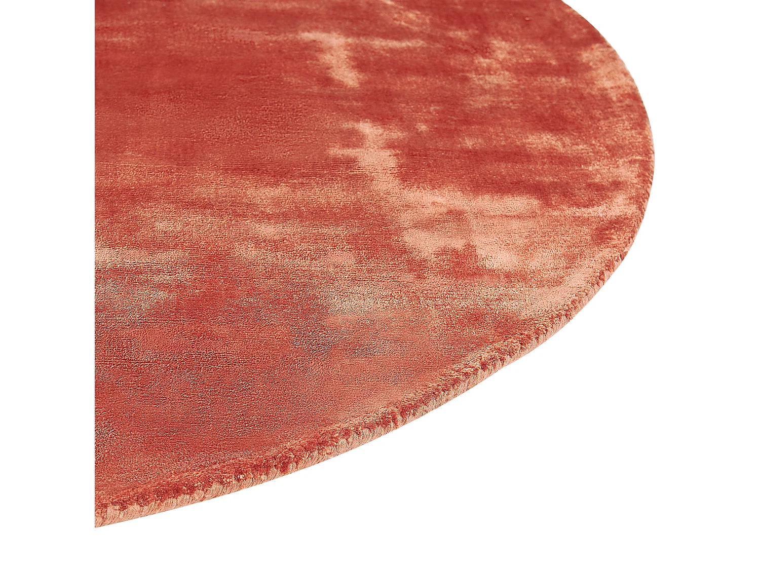 Tapis GESI II Orange ø 140 cm Soie artificielle