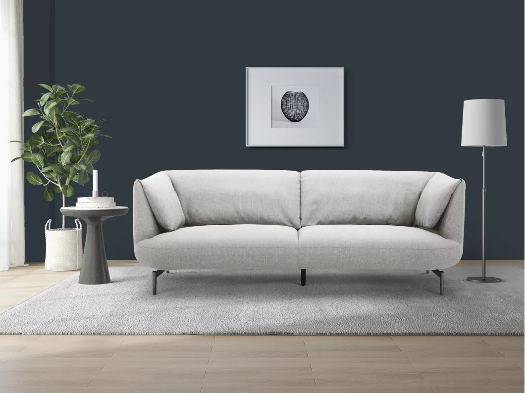 Kauf Unique Sofa 3-Sitzer - Stoff - Grau - ANGELINA