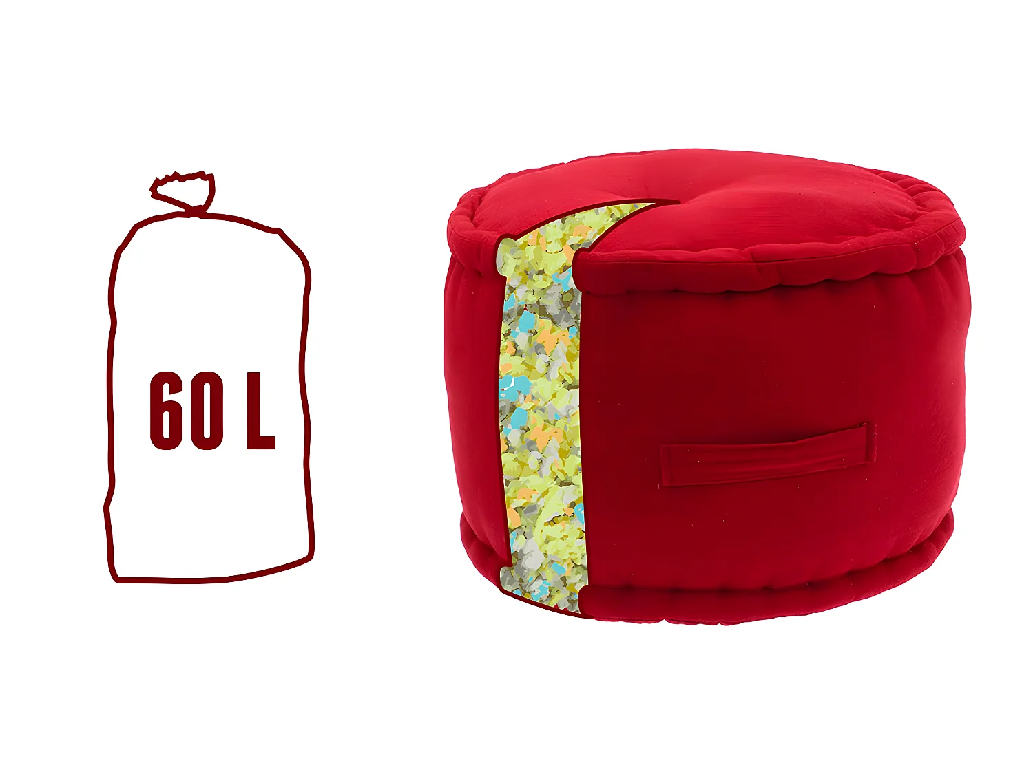 MATELAS POUR TOUS | Flocons de mousse | Garnissage - rembourrage