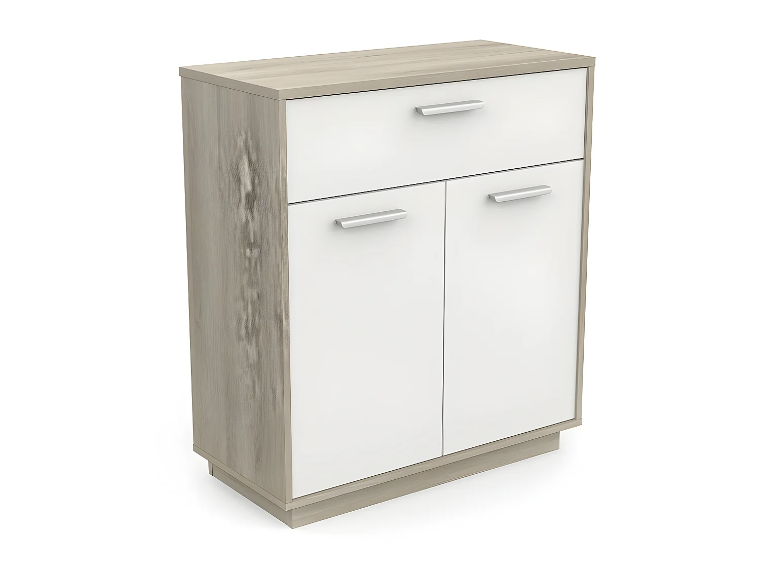 Meuble de rangement 2 portes 1 tiroir Léo