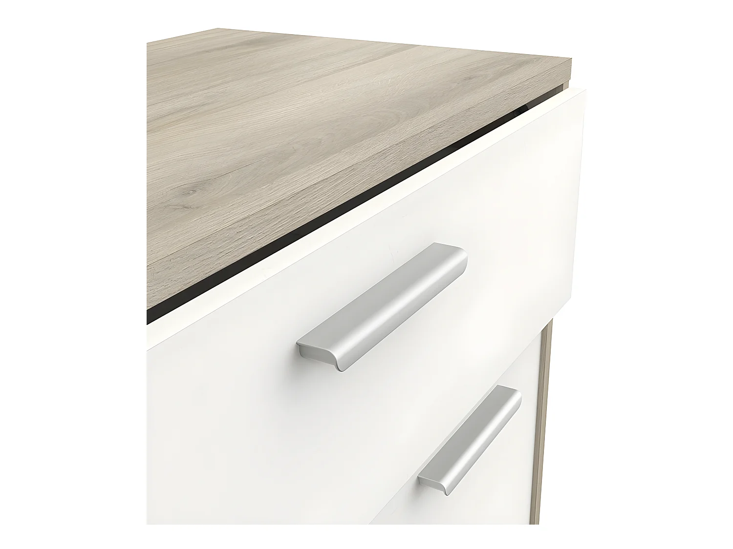 Meuble de rangement 2 portes 1 tiroir Léo