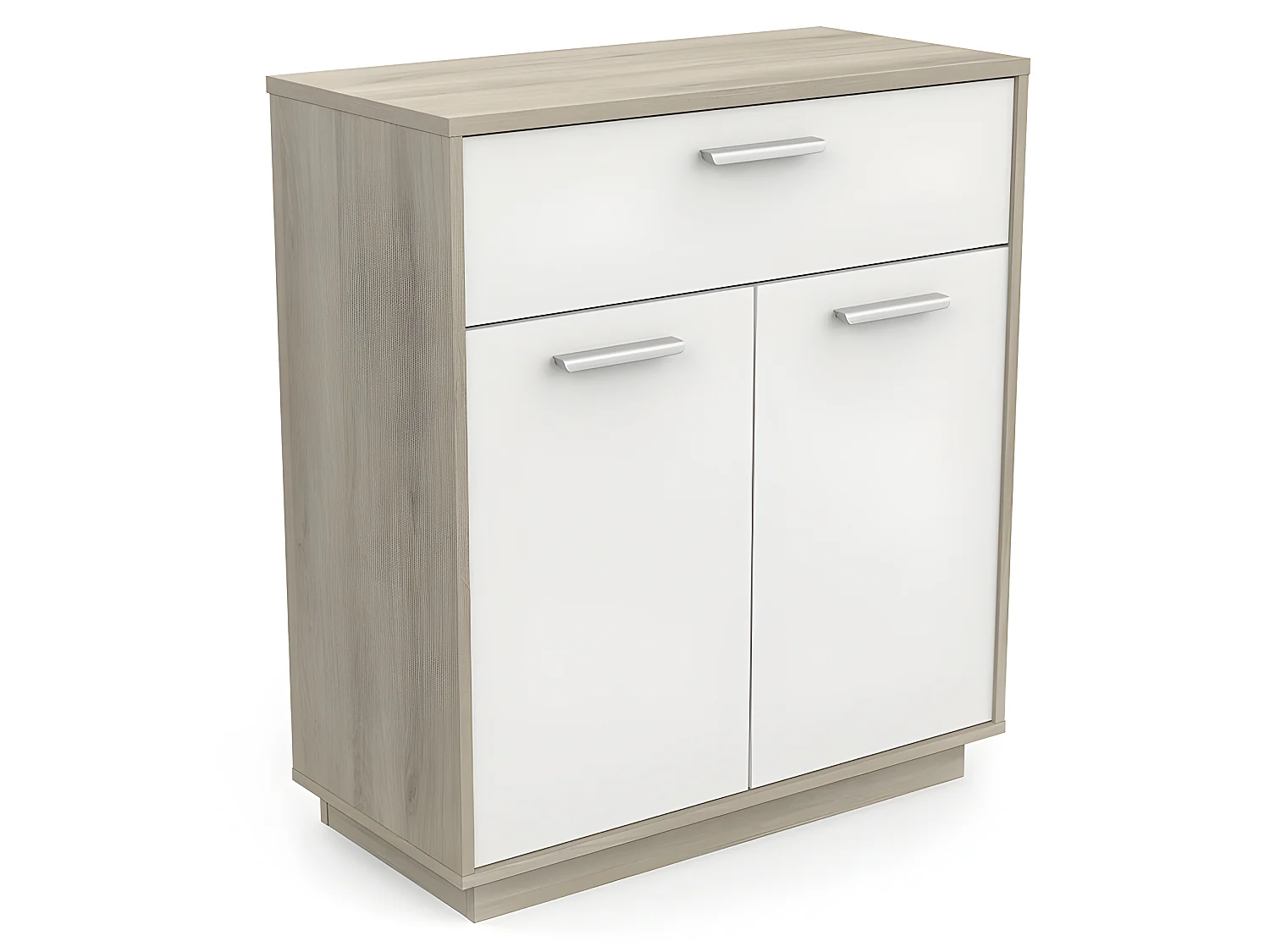 Meuble de rangement 2 portes 1 tiroir Léo