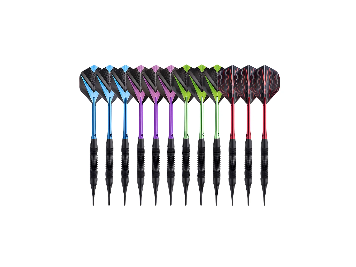 Set di 12 freccette professionali con punta in plastica 19 gr Cupra