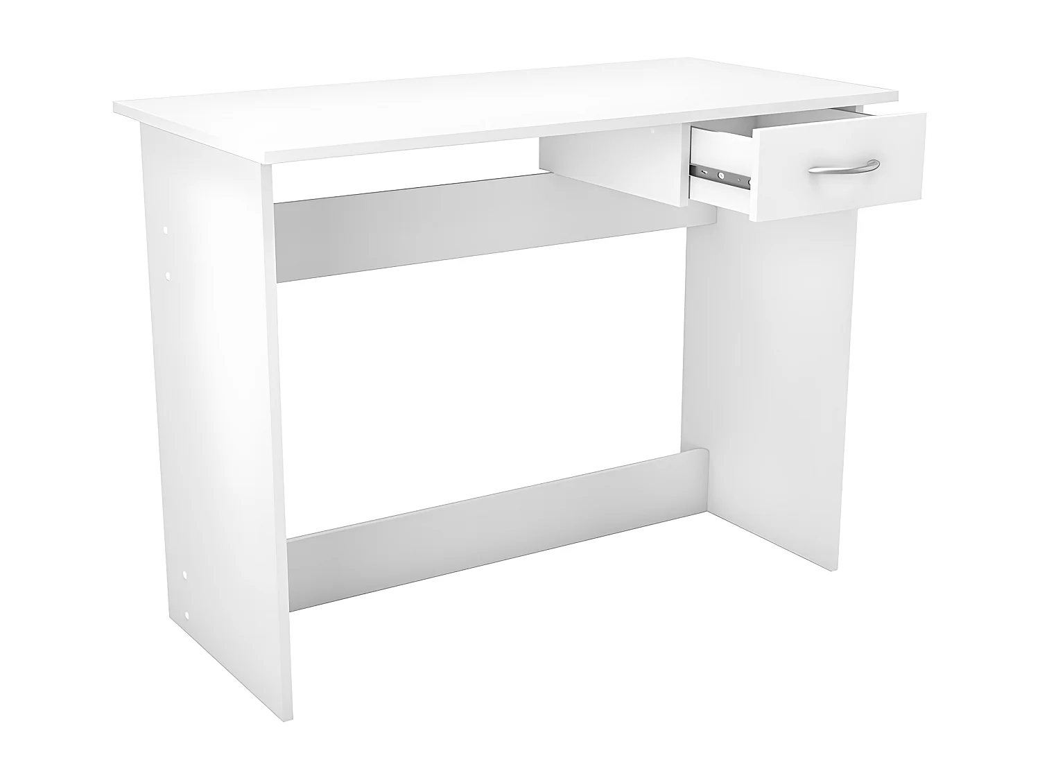 Bureau junior 1 tiroir blanc Alpin