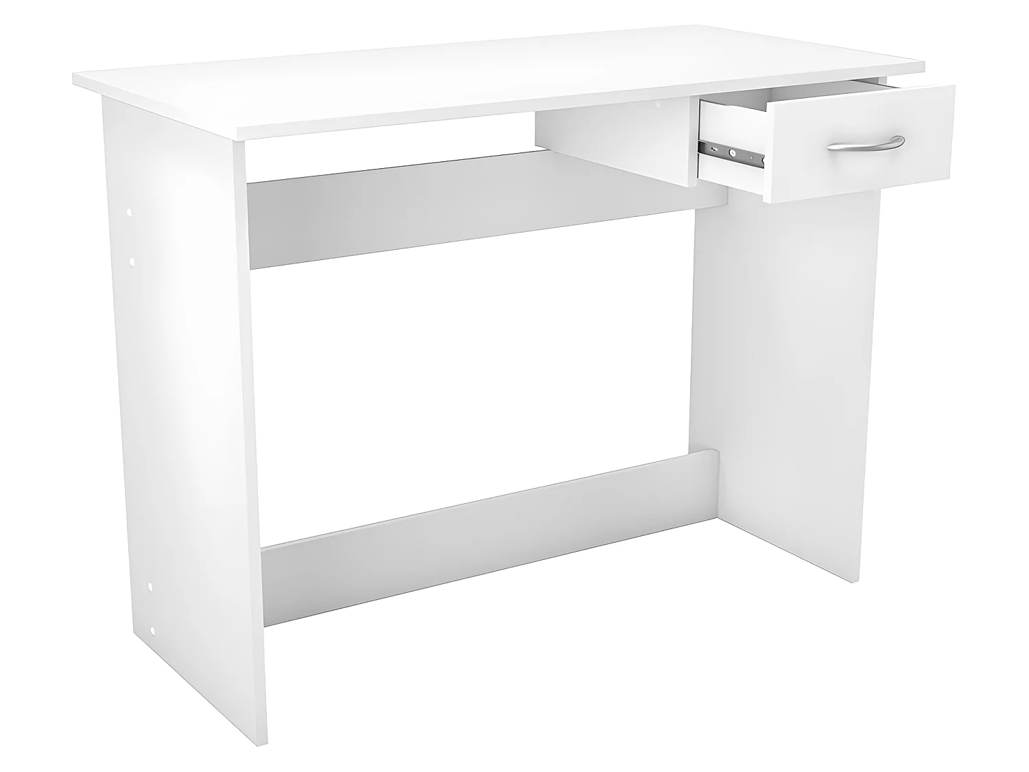 Bureau junior 1 tiroir blanc Alpin