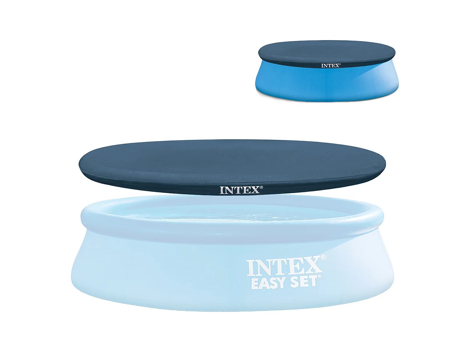 Cobertor para piscina 244 cm redondo azul oscuro easy fix Intex
